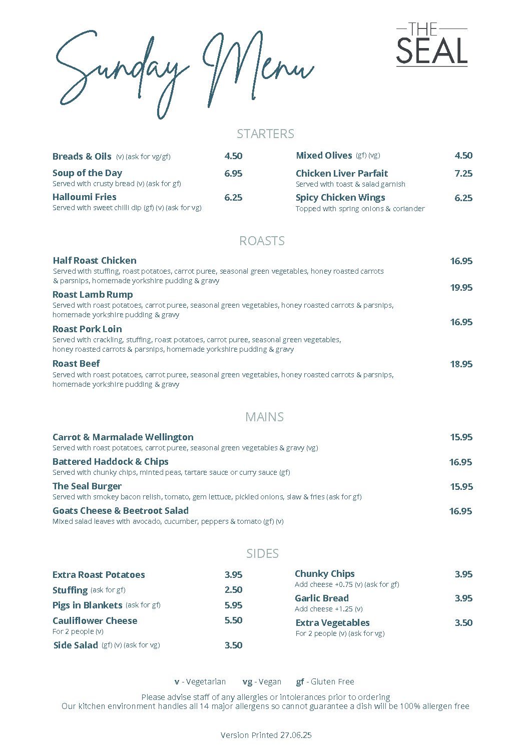 Sunday Menu June 27th 2025 (3)